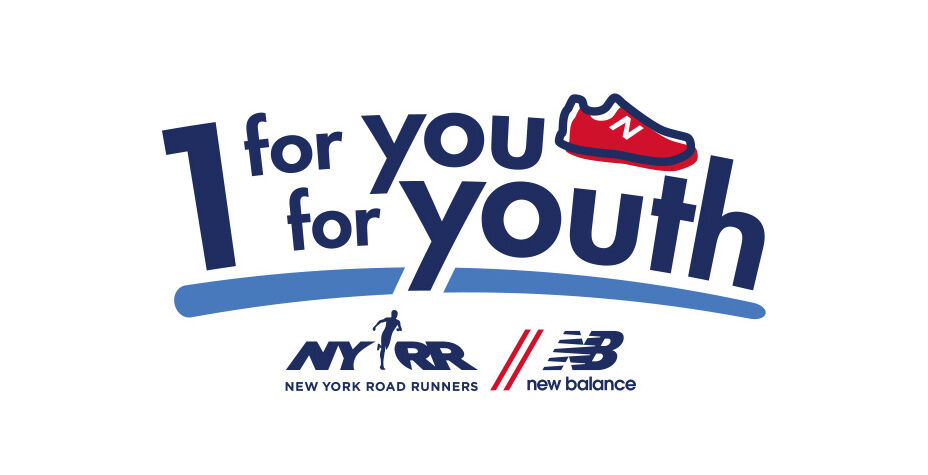 New York Road Runners 1 for you, 1 for youth logo